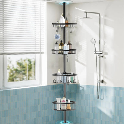 4 Tier Adjustable Corner Shower Caddy