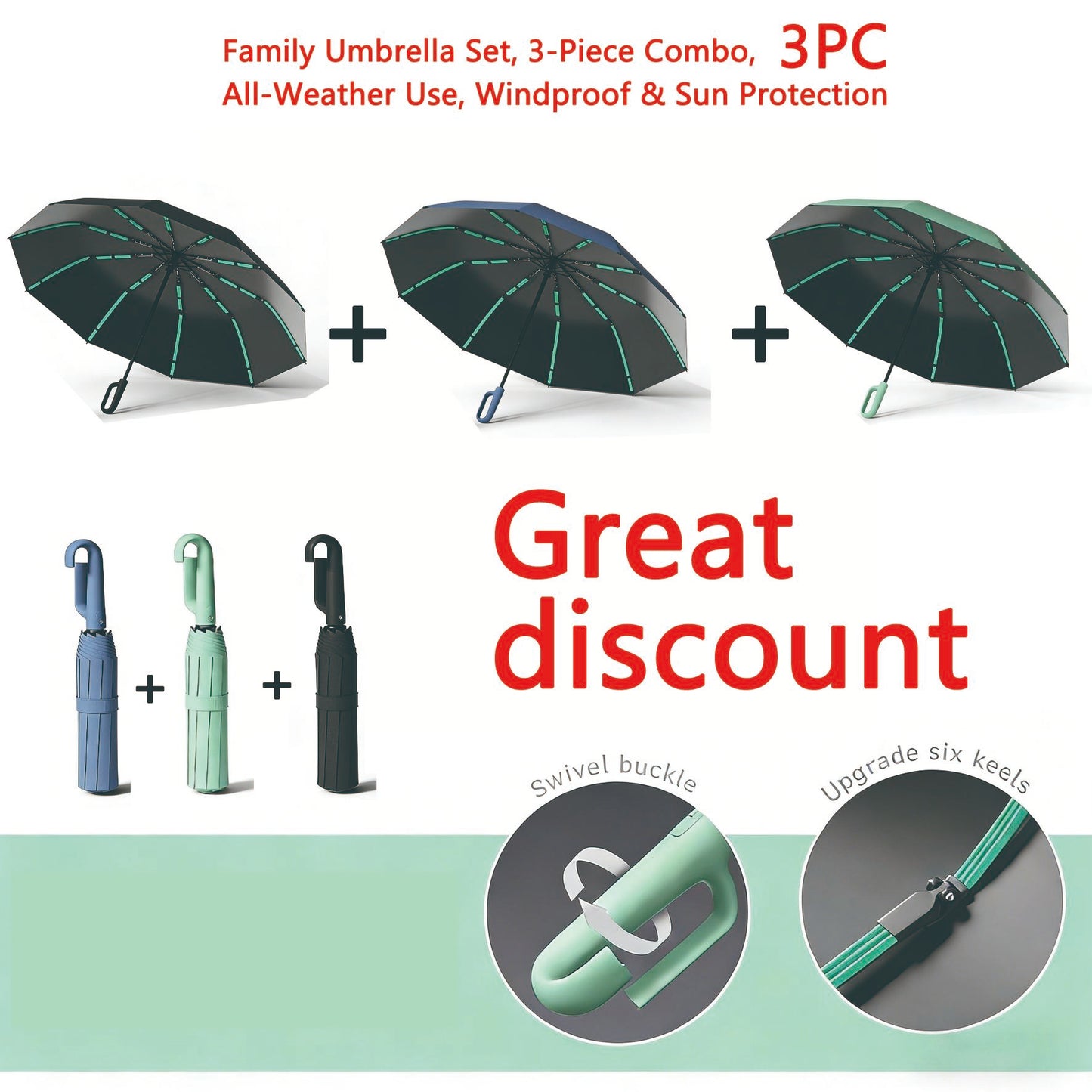 Automatic Folding Umbrella