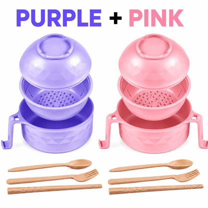 Microwave Ramen Bowl Set withHandle