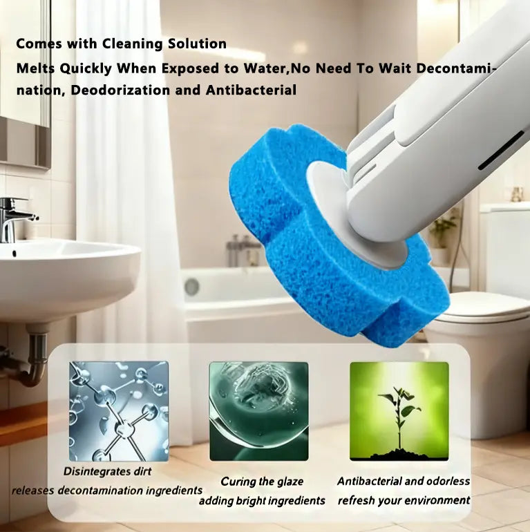Disposable Toilet Brush Toilet BowlWand Holder