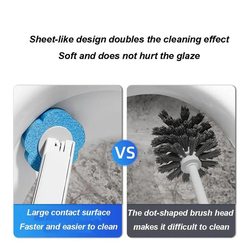 Disposable Toilet Brush Toilet BowlWand Holder