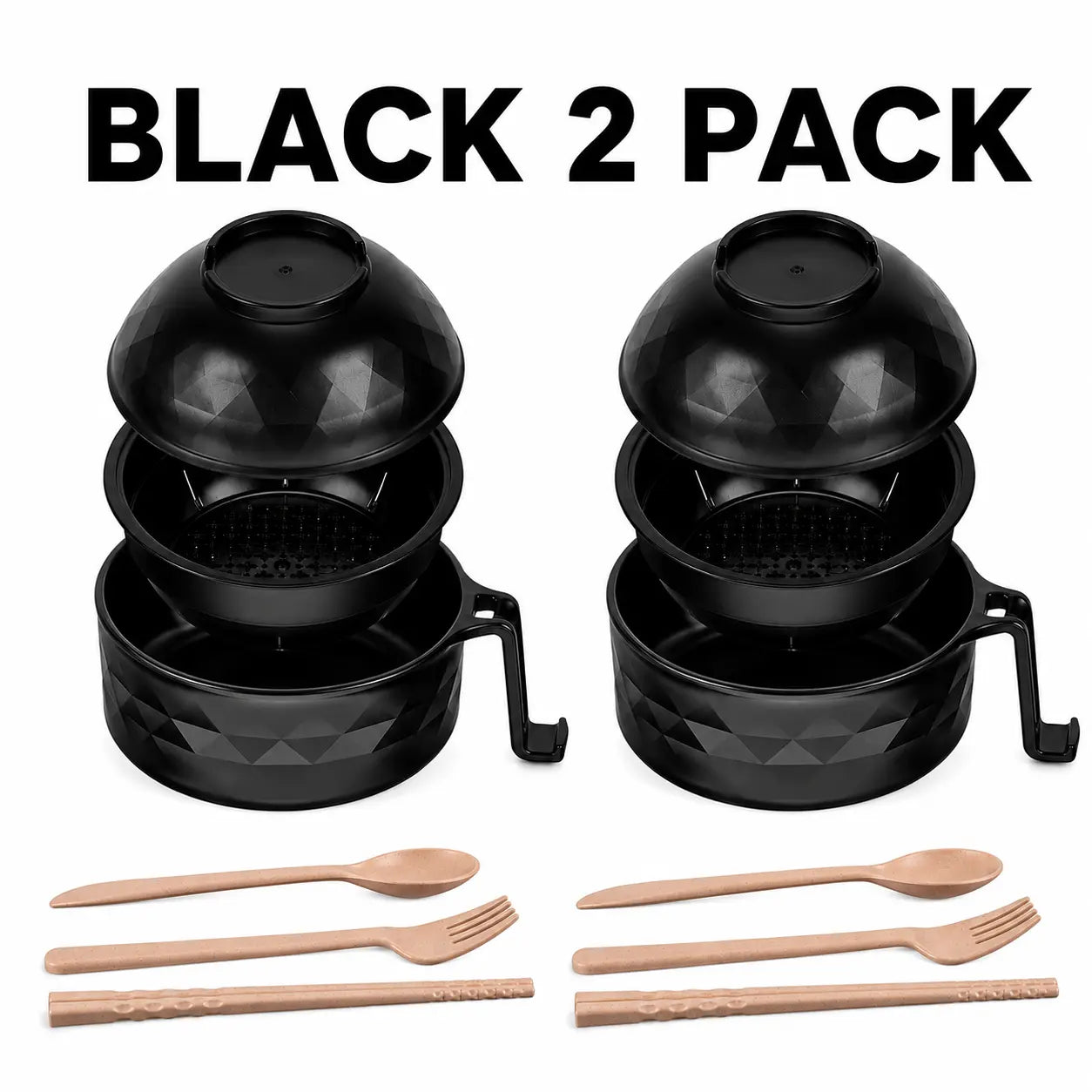 Microwave Ramen Bowl Set withHandle