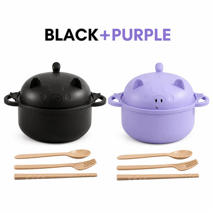Microwave Ramen Bowl Set withHandle