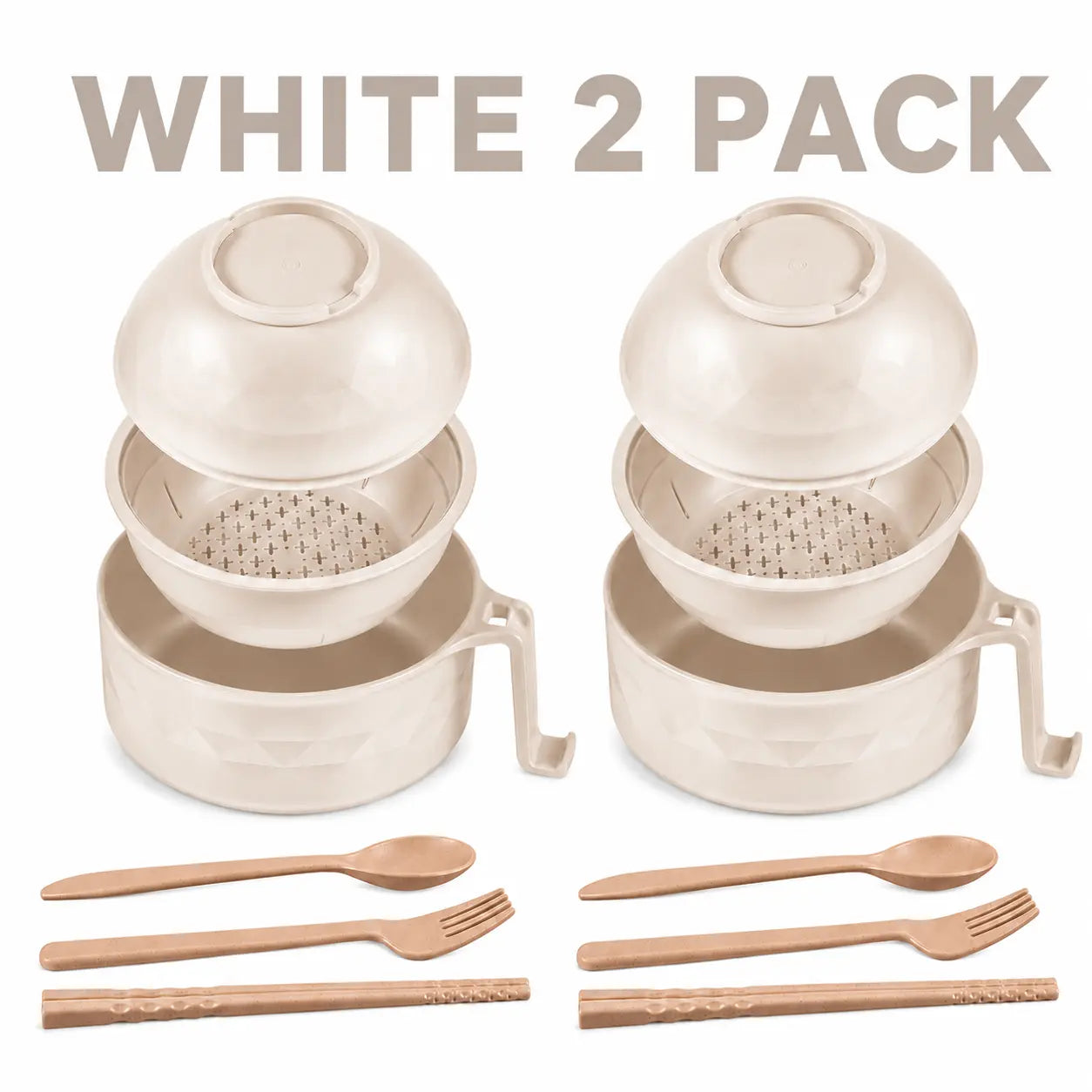Microwave Ramen Bowl Set withHandle
